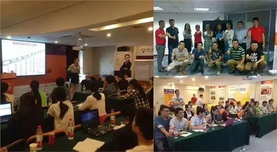 佛山、杭州、东莞、无锡、苏州、深圳6个城市网络营销九连环VIP辅导现场